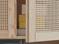 IVAR Storage combination with doors, pine, 174x30x179 cm