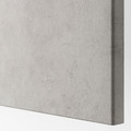 BESTÅ Storage combination w doors/drawers, white Kallviken/Stubbarp/light grey concrete effect, 120x42x213 cm