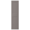 GRIMO Door with hinges, grey, 50x195 cm
