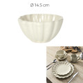 Ceramic Bowl Calista 550ml, cream
