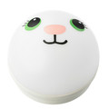 KORNSNÖ LED night light, white, rabbit battery operated