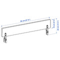 NATTAPA Guard rail, white