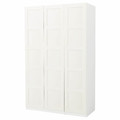 PAX Wardrobe, white, Bergsbo white, 150x60x236 cm