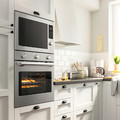 STENABY Fan oven, Grill function stainless steel colour/IKEA 300