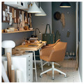 TOSSBERG / LÅNGFJÄLL Conference chair, Grann light brown/white