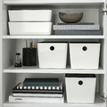 KUGGIS Box, white, 18x26x15 cm