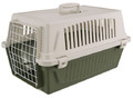 Ferplast Pet Transporter Pet Carrier Atlas 20 EL Carrier for Cats and Small Dogs, beige/green