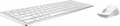 Rapoo Wireless Keyboard and Mouse Set Multi-mode 9700, white