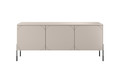 Three-Door TV Cabinet Sonatia 150, cashmere