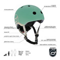 SCOOTANDRIDE Helmet for children XXS-S 1-5 years, Forest