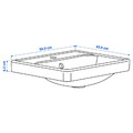 ORRSJÖN Semi-recessed wash-basin w watr trp, white, 50x44 cm