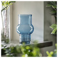 MYRMOSAIK Vase, blue, 17 cm