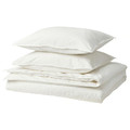 ÄNGSLILJA Duvet cover and 2 pillowcases, white, 200x200/50x60 cm