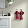 GULVIAL Washcloth, deep red, 30x30 cm
