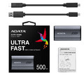 Adata SSD External SE880 500G USB3.2A/C Gen2x2
