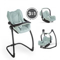 Smoby High Chair for Dolls Maxi-Cosi, sage, 3+
