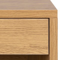 Wall-Mounted Nightstand Bedside Table Cholet, oak