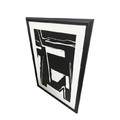 GoodHome Picture Frame Blanton 50 x 70 cm, black