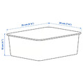 NOJIG Organiser, plastic, beige, 20x25x10 cm