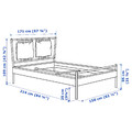 BJÖRKSNÄS Bed frame, birch/birch veneer, 160x200 cm