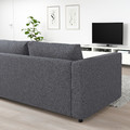 VIMLE 2-seat sofa-bed, Gunnared medium grey