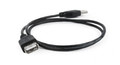 Gembird USB 2.0 Extension Cable AM-AFI 0.75m black