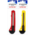 Starpak Cutter Big, Paper Knife Snap-off Knife, random colours