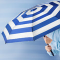 KNALLA Umbrella, foldable multicolour/patterned
