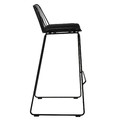 Bar Stool with Seat Pad Dill High, black