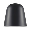 GoodHome Pendant Lamp Calume E27 38cm, matt black