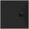 GoodHome Shower Tray Douro, square, 90x90 cm, black