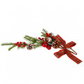 Hanging Christmas Swag Decoration with Bow