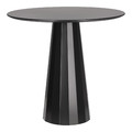 Pedestal Table Florero, black