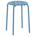 MARIUS Stool, blue, 45 cm