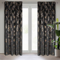 Curtain Gloria 140x300 cm, black/grey