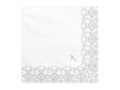 Paper Napkin IHS Holy Communion 33x33cm 20pcs, silver