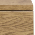 Wall-Mounted Bedside Table Nightstand Avignon, natural