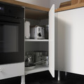 ENHET Base cb w shelf, white, 60x60x75 cm