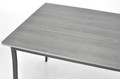 Outdor Dining Table BOSANO 150, black/grey