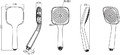 GoodHome Shower Head Teesta, chrome