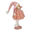Decorative Figure Angel Christmas LED 69cm, pink