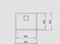 Teka Kitchen Sink FLEXLINEA RS15 50.40 3 1/2 SQ CN
