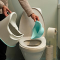LOCKIG Children's potty, white/turquoise