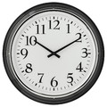 BRAVUR Wall clock, low-voltage/black