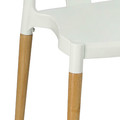 Chair Wicker PP Simplet, white