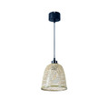 GoodHome Pendant Lamp Calume 1 x 60W E27 18cm, bamboo