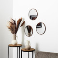 Round Mirrors Set of 3, 26cm