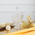 Glass Sweet Jar Diamond 31cm