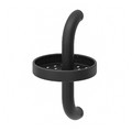 BÄSINGEN Shower shelf, anthracite, 16x29 cm