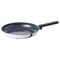 MIDDAGSMAT Frying pan, non-stick coating/stainless steel, 28 cm